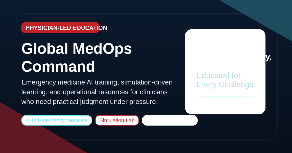Maed Ops Simulation Lab | EM-Sim, EMS-MedSim, and MilMedSim